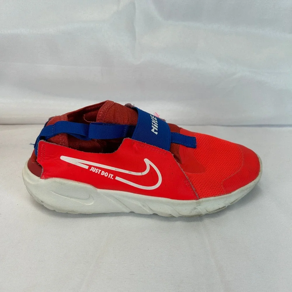 Nike Flex Runner 2 Kids 2.5Y University Red Blue Running Shoes DJ6040-601